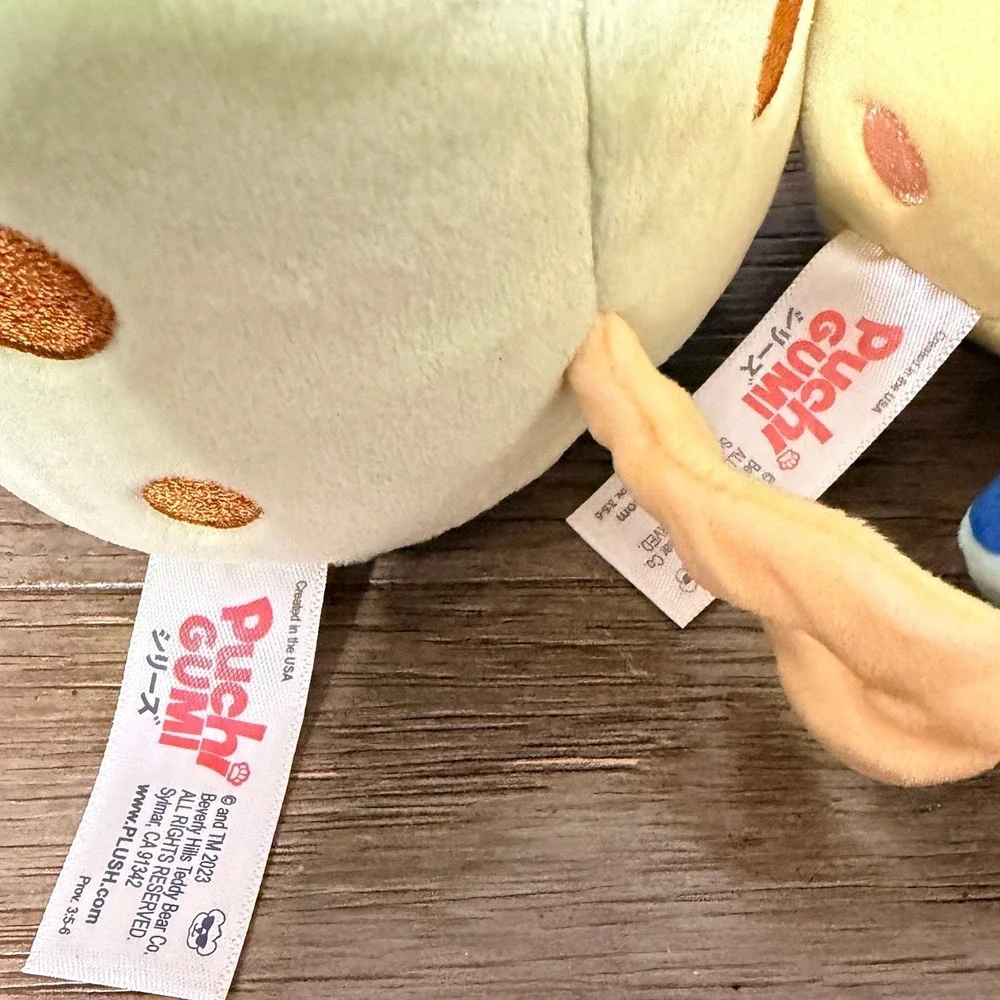 Kawaii Puchi Gumi Boba Tea Plush Cat & Bird Plush‎ Set